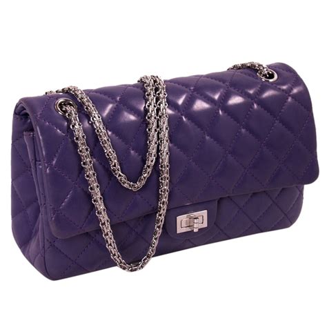 purple chanel flap celebrities|chanel reissue flap bag.